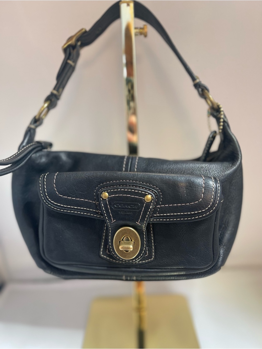 RARE Vintage Coach Legacy Turnlock Shoulder Bag (40214)